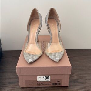 Gianvito Rossi Women's Heels in Silver and Cream